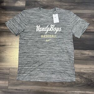 Nike Vandy Boys Vanderbilt Commodores Shirt Mens Large Gray PE Team Issue